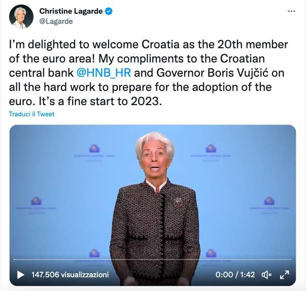 Croazia entra in Schengen e adotta euro